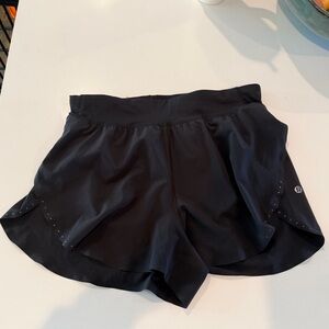 lululemon athletica Midnight Black Athletic Shorts